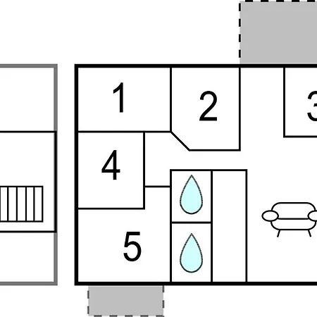 Dom wakacyjny In With Sauna *